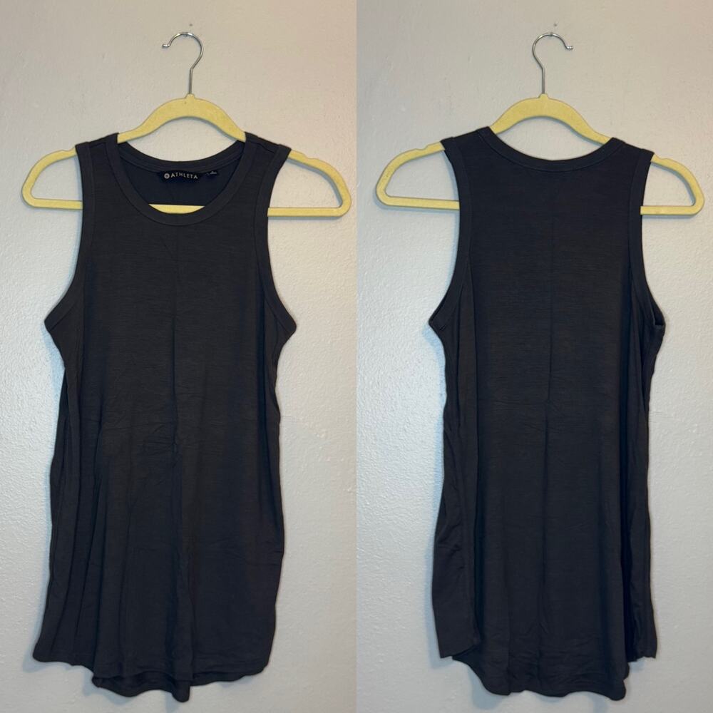 Super Soft Dark Gray Athleta Tank Top